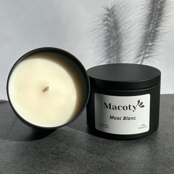 Bougie pot Musc blanc